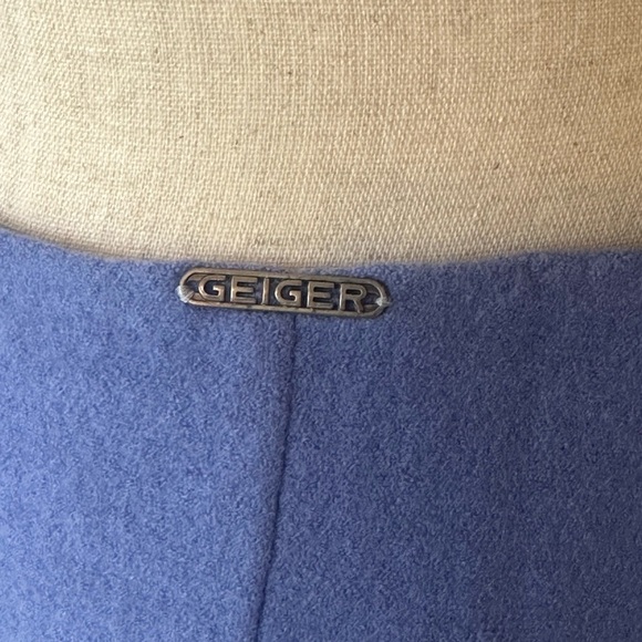 GEIGER | 100% New Wool Knee Length Fit and Flare Skirt - Picture 3 of 5